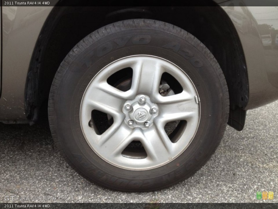 2011 Toyota RAV4 I4 4WD Wheel and Tire Photo #66865760
