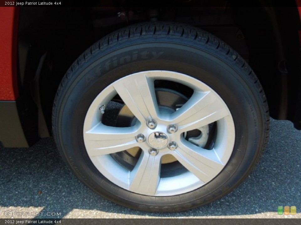 2012 Jeep Patriot Latitude 4x4 Wheel and Tire Photo #66867896