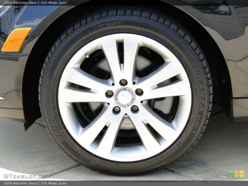 2008 Mercedes-Benz C 300 4Matic Sport Wheel and Tire Photo #66873251