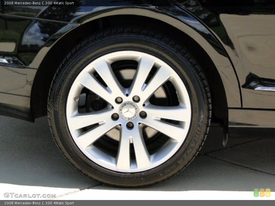 2008 Mercedes-Benz C 300 4Matic Sport Wheel and Tire Photo #66873263