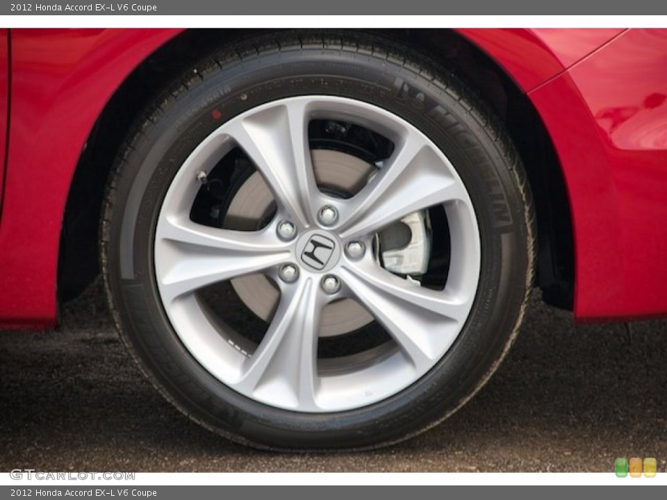 2012 Honda Accord EX-L V6 Coupe Wheel and Tire Photo #66876344