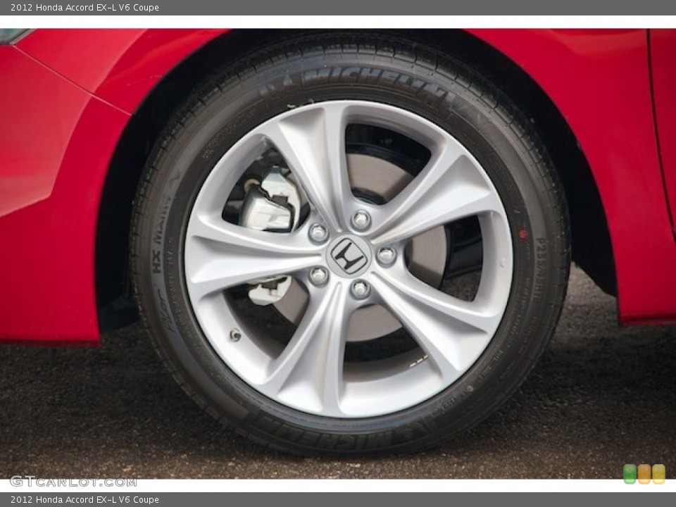 2012 Honda Accord EX-L V6 Coupe Wheel and Tire Photo #66876350