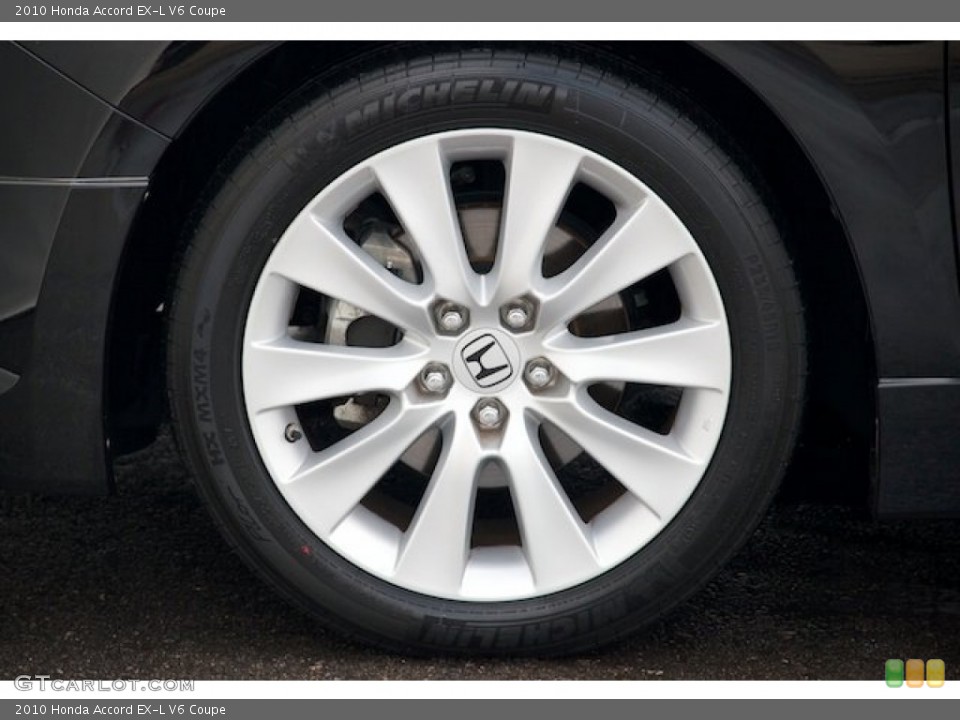 2010 Honda Accord EX-L V6 Coupe Wheel and Tire Photo #66876677
