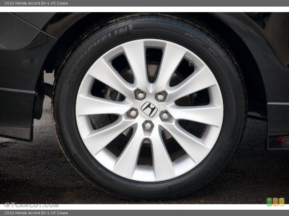 2010 Honda Accord EX-L V6 Coupe Wheel and Tire Photo #66876689