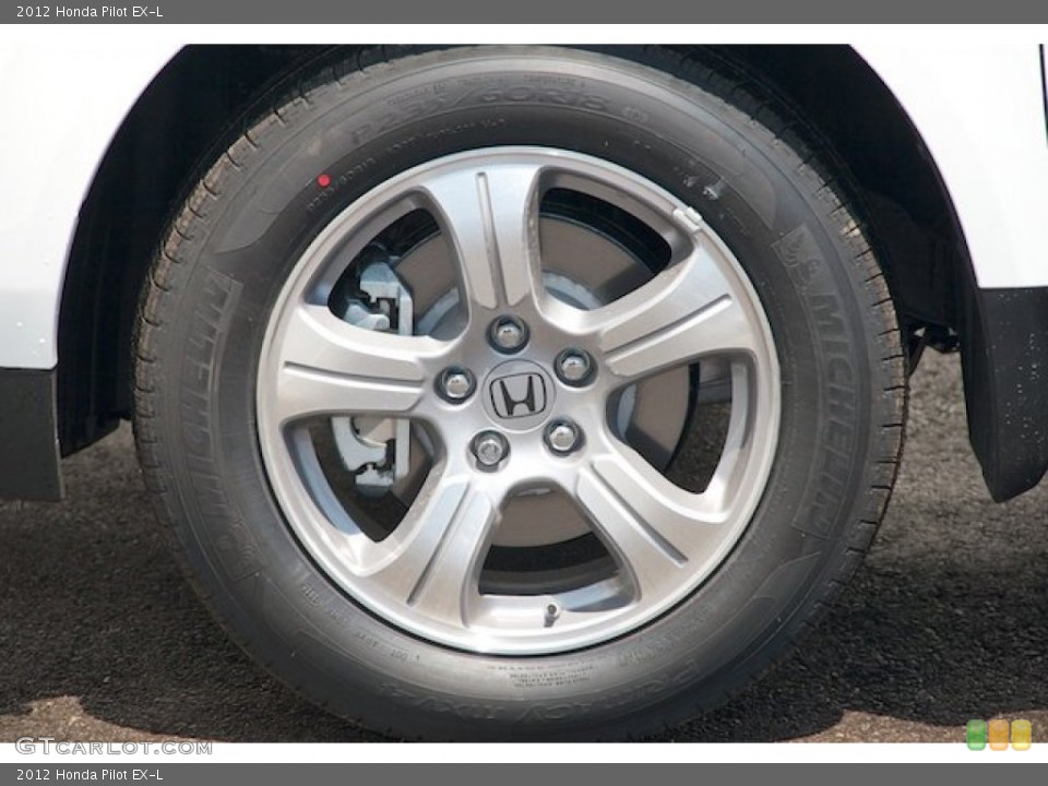 2012 Honda Pilot EX-L Wheel and Tire Photo #66876887