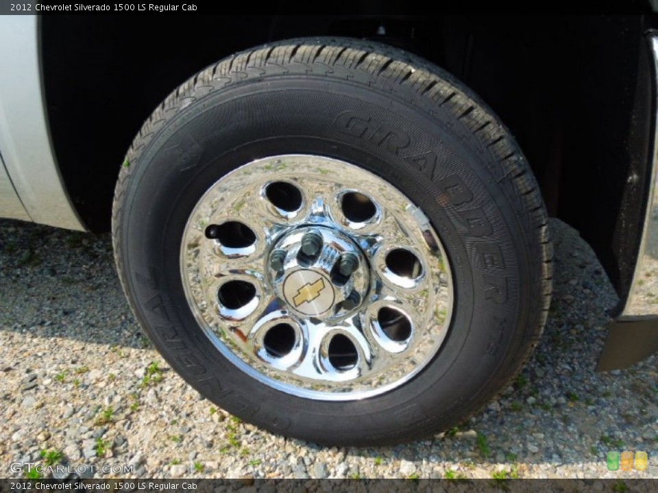 2012 Chevrolet Silverado 1500 LS Regular Cab Wheel and Tire Photo #66877544