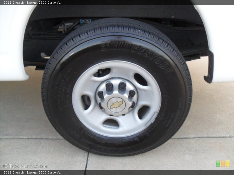 2012 Chevrolet Express 2500 Cargo Van Wheel and Tire Photo #66878567