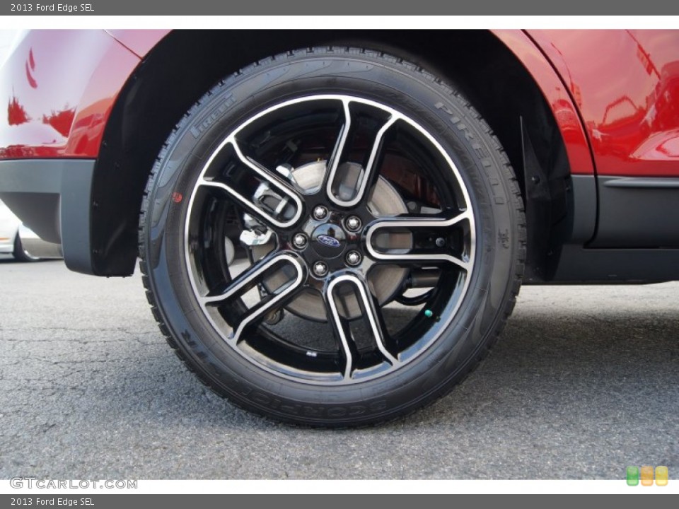 2013 Ford Edge SEL Wheel and Tire Photo #66879017