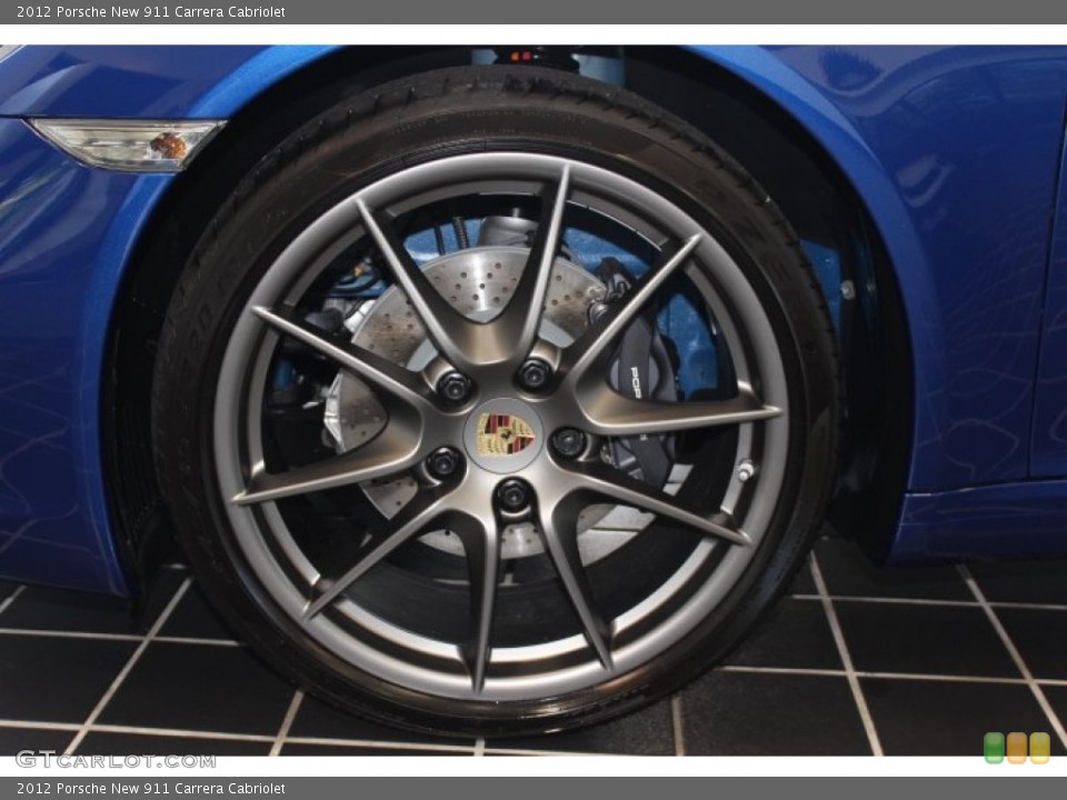 2012 Porsche New 911 Carrera Cabriolet Wheel and Tire Photo #66883699