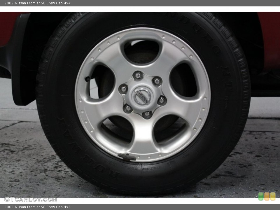 2002 Nissan Frontier SC Crew Cab 4x4 Wheel and Tire Photo #66887875