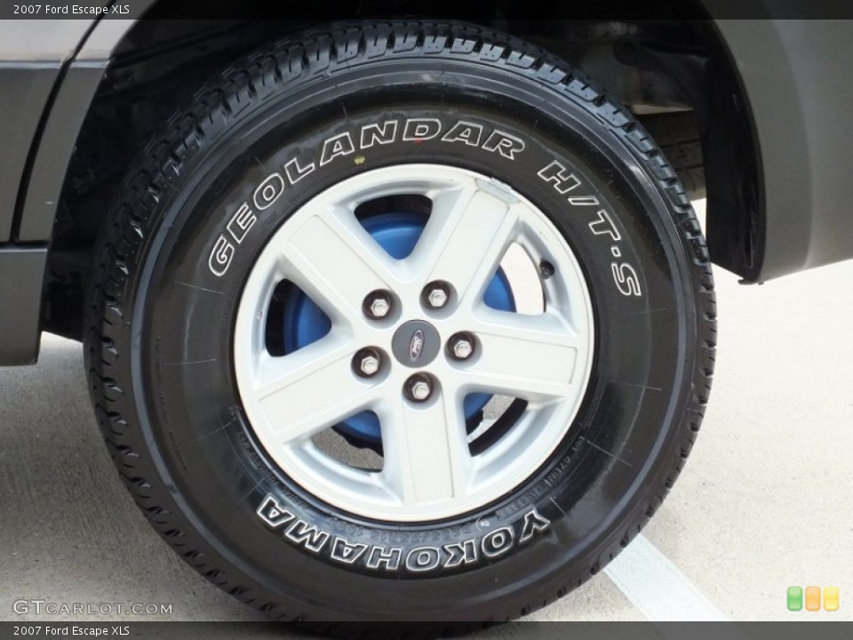 2007 Ford Escape XLS Wheel and Tire Photo #66890635