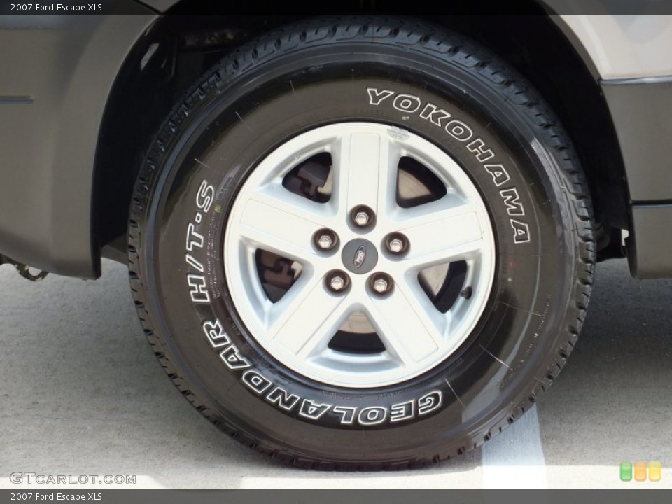 2007 Ford Escape XLS Wheel and Tire Photo #66890644