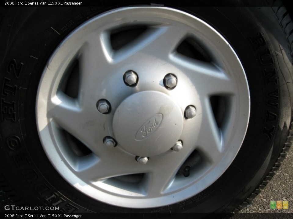 2008 Ford E Series Van E150 XL Passenger Wheel and Tire Photo #66897703
