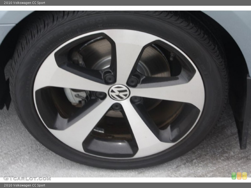 2010 Volkswagen CC Sport Wheel and Tire Photo #66898939
