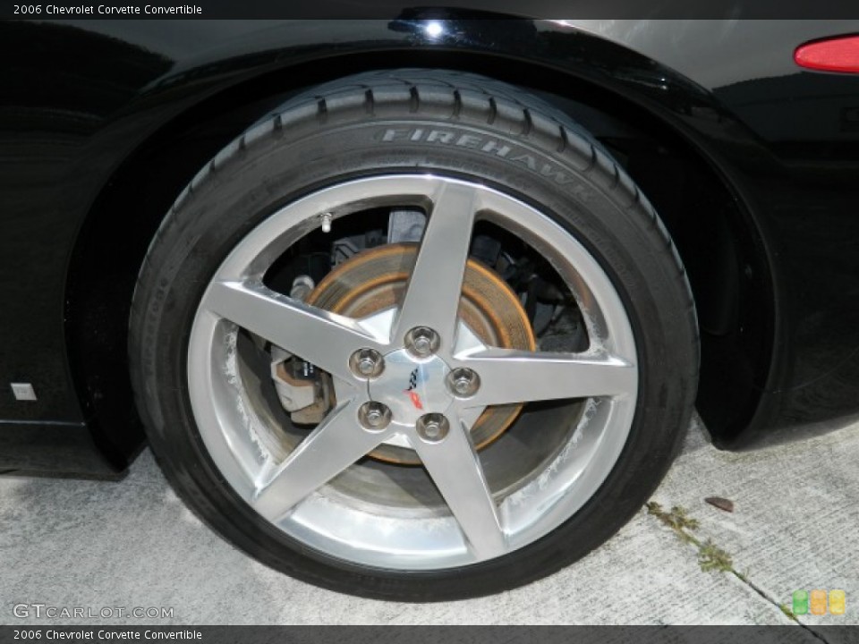 2006 Chevrolet Corvette Convertible Wheel and Tire Photo #66915529