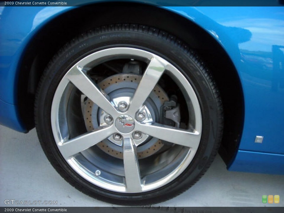 2009 Chevrolet Corvette Convertible Wheel and Tire Photo #66916030