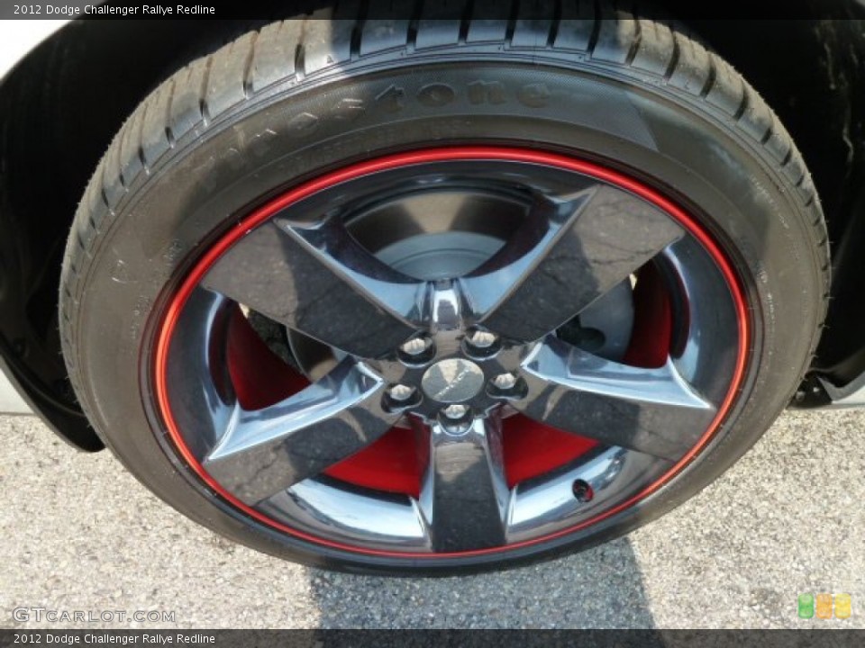 2012 Dodge Challenger Rallye Redline Wheel and Tire Photo #66916756