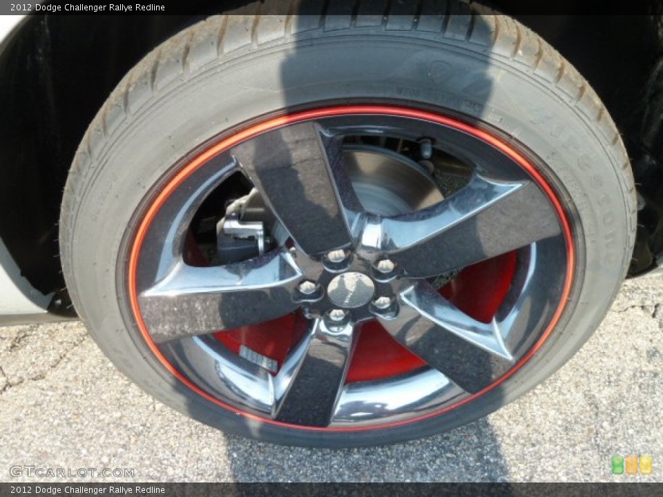 2012 Dodge Challenger Rallye Redline Wheel and Tire Photo #66916765