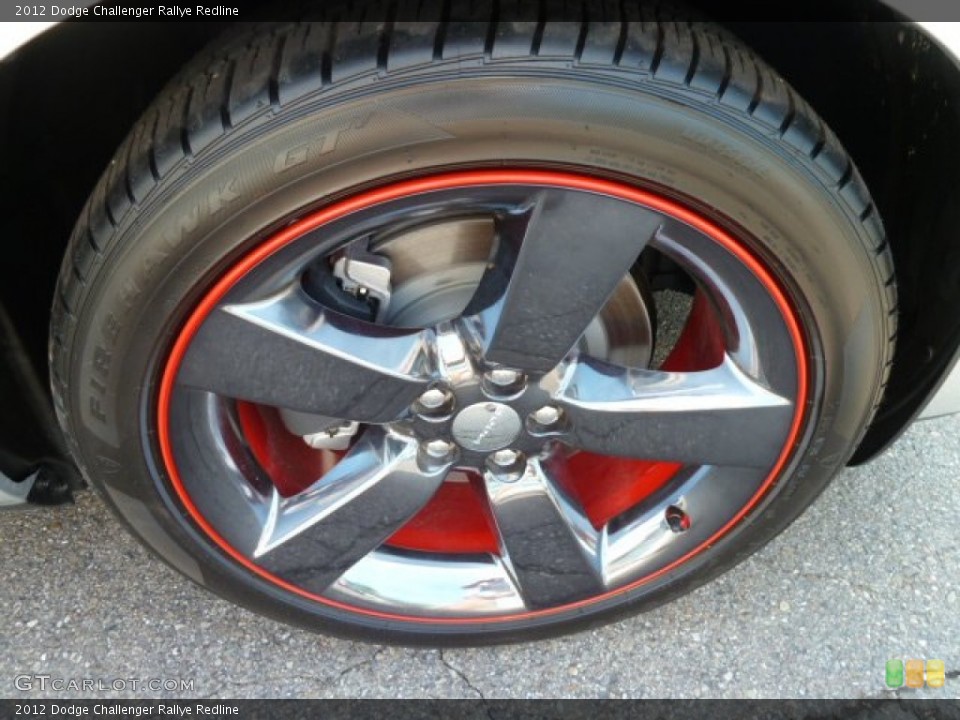 2012 Dodge Challenger Rallye Redline Wheel and Tire Photo #66916786