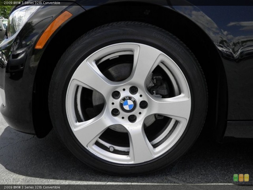 2009 BMW 3 Series 328i Convertible Wheel and Tire Photo #66916912