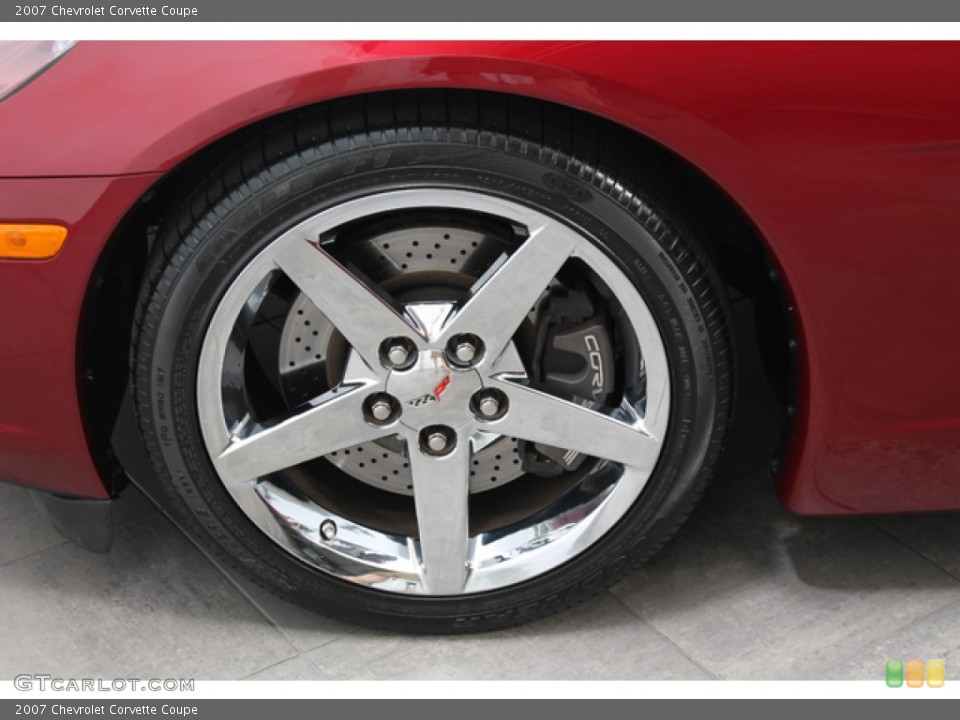 2007 Chevrolet Corvette Coupe Wheel and Tire Photo #66918328