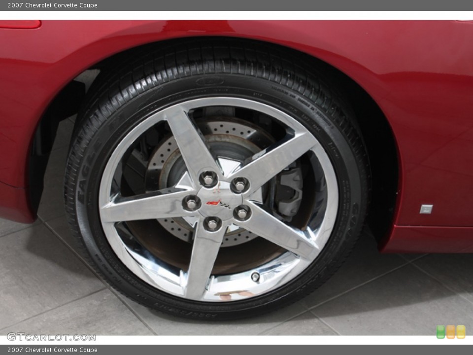 2007 Chevrolet Corvette Coupe Wheel and Tire Photo #66918335
