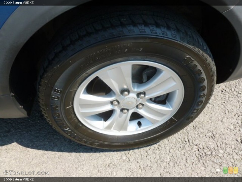 2009 Saturn VUE XE Wheel and Tire Photo #66921052