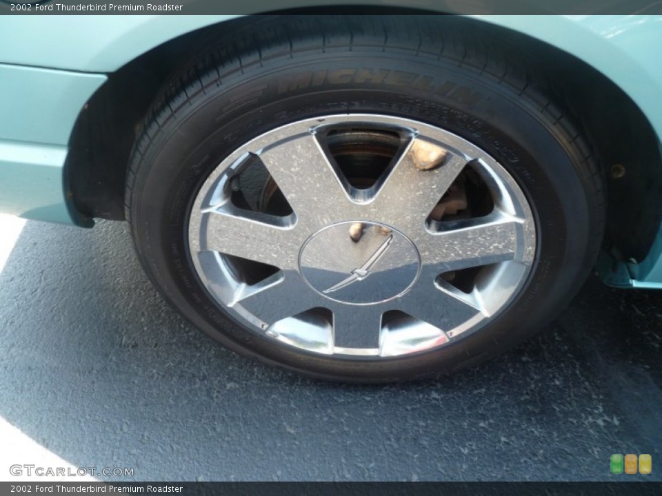 2002 Ford Thunderbird Premium Roadster Wheel and Tire Photo #66924557