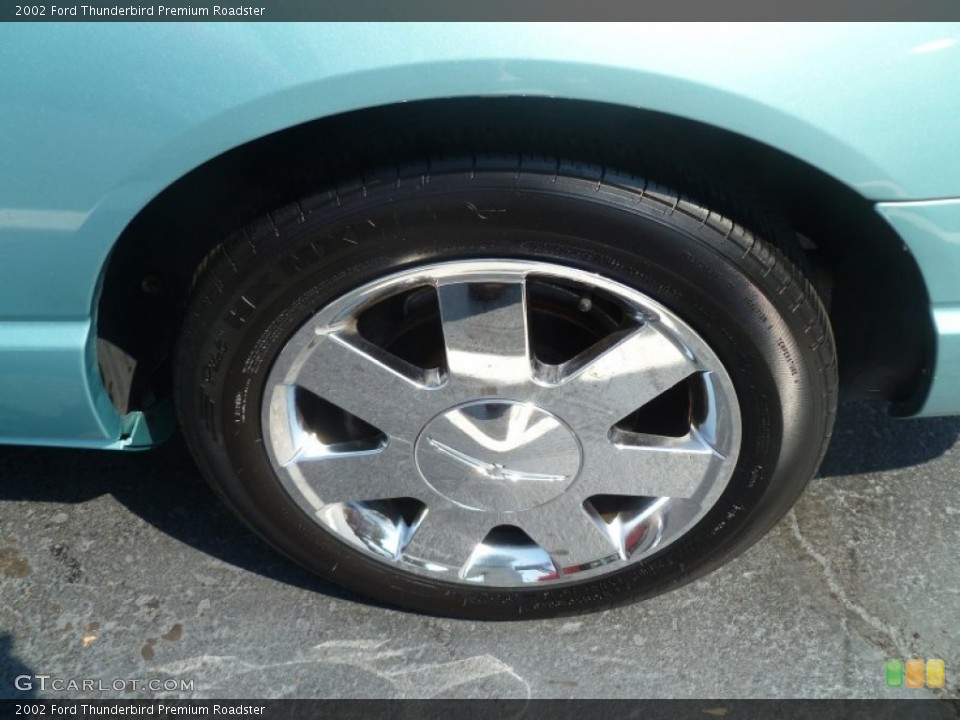 2002 Ford Thunderbird Premium Roadster Wheel and Tire Photo #66924567
