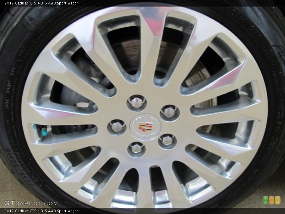 2012 Cadillac CTS 4 3.6 AWD Sport Wagon Wheel and Tire Photo #66926531