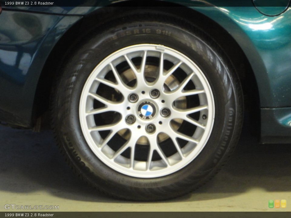 1999 BMW Z3 2.8 Roadster Wheel and Tire Photo #66927916