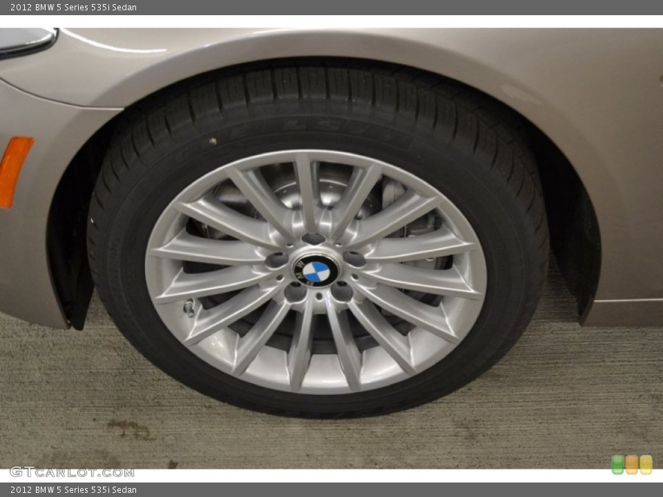 2012 BMW 5 Series 535i Sedan Wheel and Tire Photo #66930400