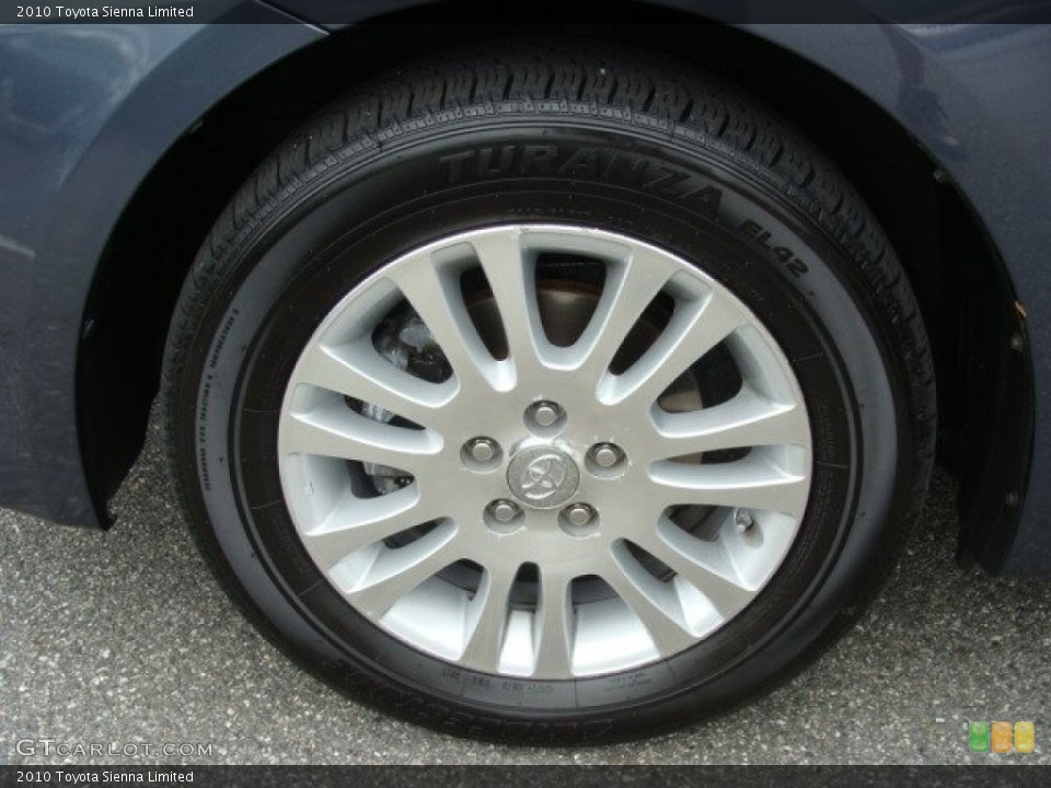 2010 Toyota Sienna Limited Wheel and Tire Photo #66933799