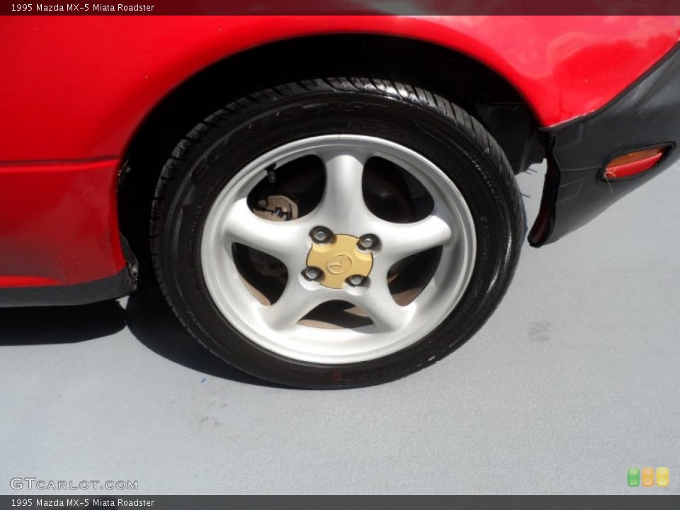 1995 Mazda MX-5 Miata Roadster Wheel and Tire Photo #66934213