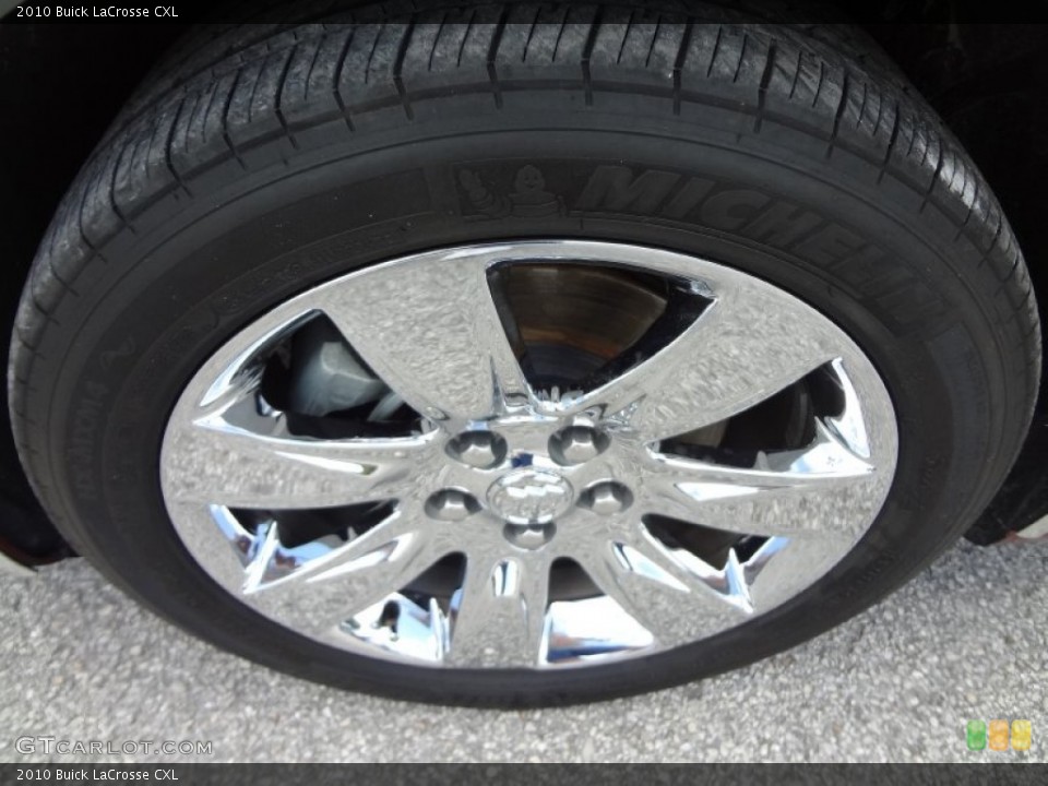 2010 Buick LaCrosse CXL Wheel and Tire Photo #66940732