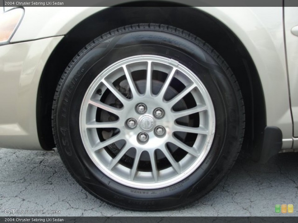 2004 Chrysler Sebring LXi Sedan Wheel and Tire Photo #66944386
