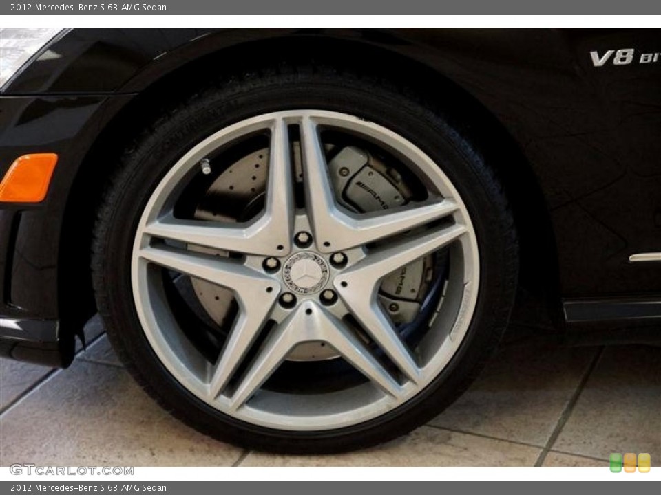 2012 Mercedes-Benz S 63 AMG Sedan Wheel and Tire Photo #66962969
