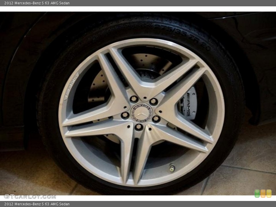 2012 Mercedes-Benz S 63 AMG Sedan Wheel and Tire Photo #66962978
