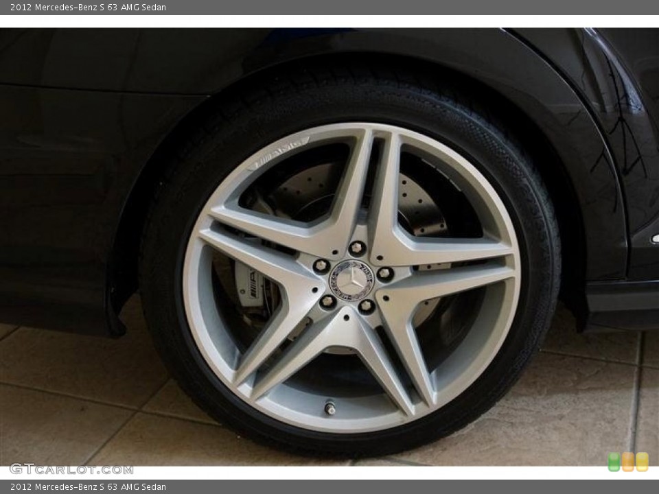2012 Mercedes-Benz S 63 AMG Sedan Wheel and Tire Photo #66962986