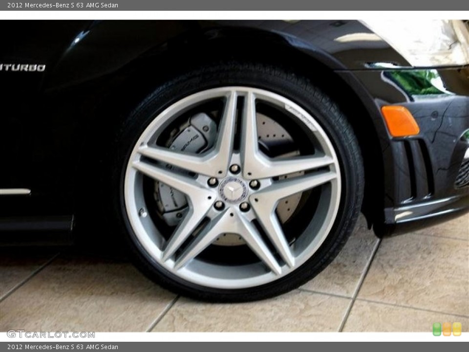 2012 Mercedes-Benz S 63 AMG Sedan Wheel and Tire Photo #66962995
