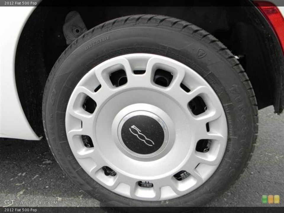 2012 Fiat 500 Pop Wheel and Tire Photo #66967279