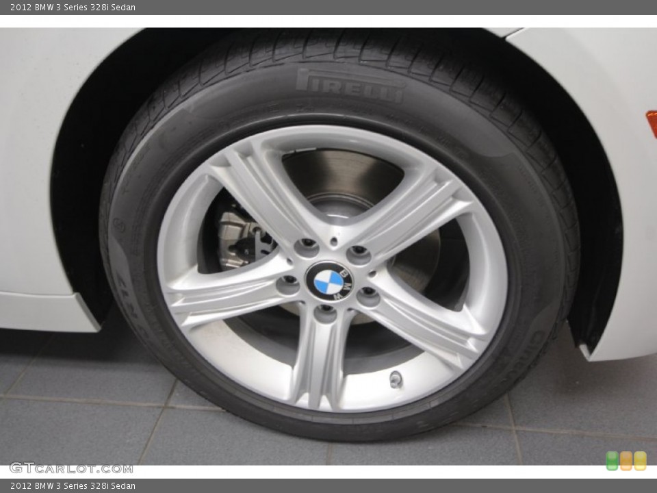 2012 BMW 3 Series 328i Sedan Wheel and Tire Photo #66969676