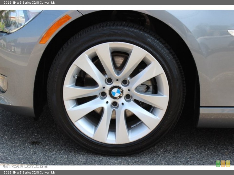 2012 BMW 3 Series 328i Convertible Wheel and Tire Photo #66975472