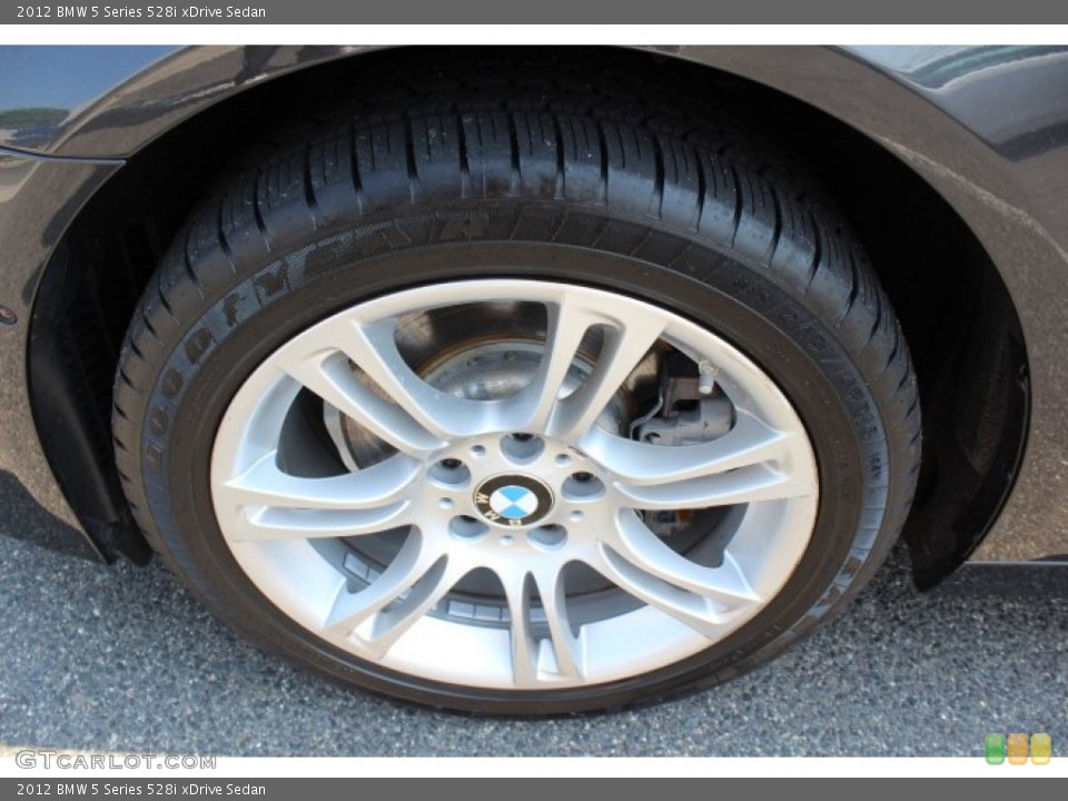 2012 BMW 5 Series 528i xDrive Sedan Wheel and Tire Photo #66975778