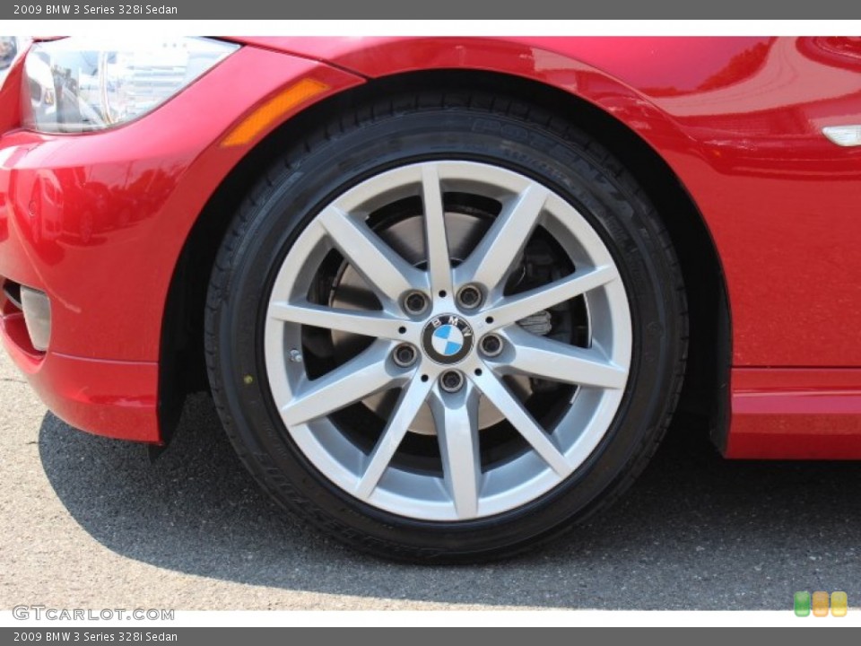 2009 BMW 3 Series 328i Sedan Wheel and Tire Photo #66977254
