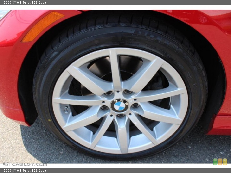 2009 BMW 3 Series 328i Sedan Wheel and Tire Photo #66977260