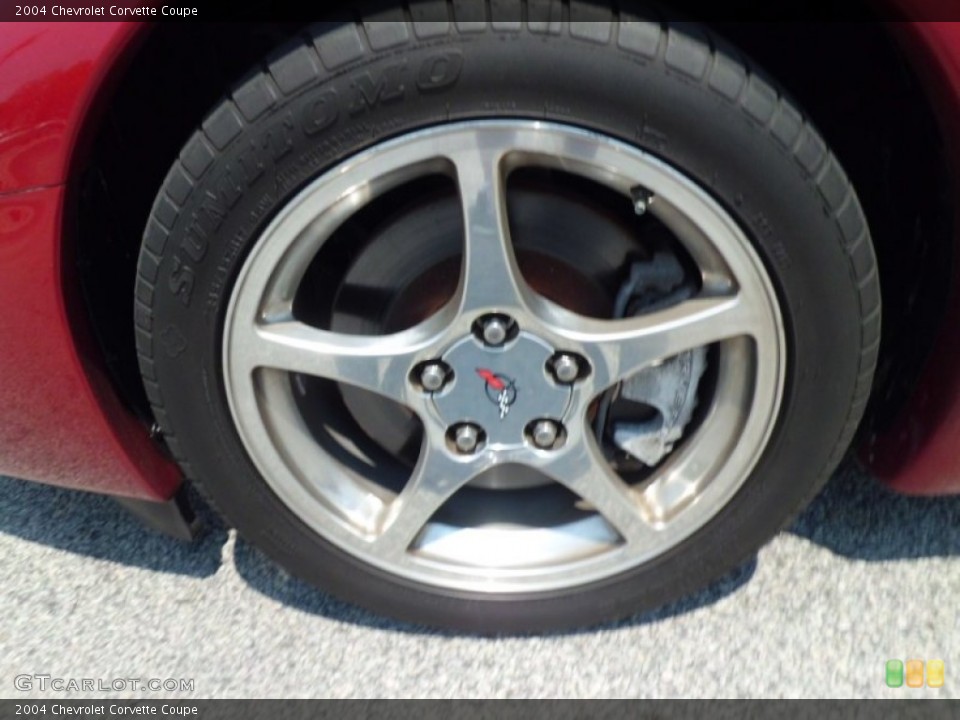 2004 Chevrolet Corvette Coupe Wheel and Tire Photo #66989296