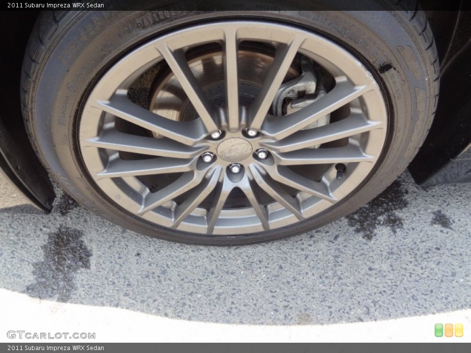 2011 Subaru Impreza WRX Sedan Wheel and Tire Photo #66997723