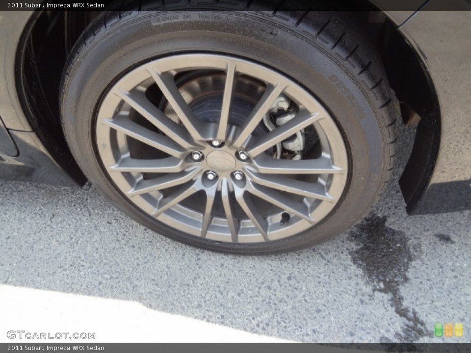 2011 Subaru Impreza WRX Sedan Wheel and Tire Photo #66997732