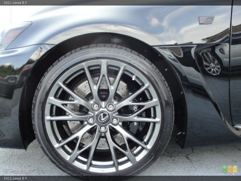 2011 Lexus IS F Wheel and Tire Photo #66997948